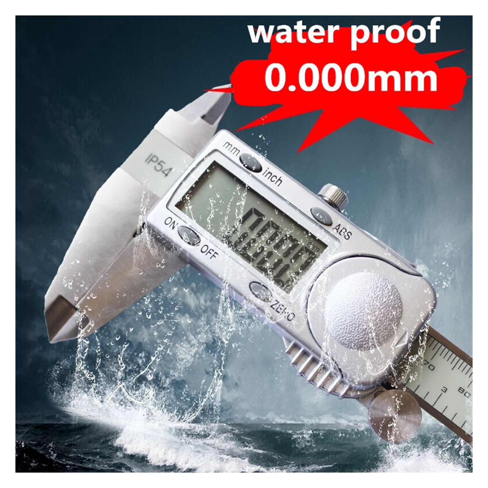 Accuracy 0.005mm IP54 Water Proof 150mm 300mm Digital Vernier