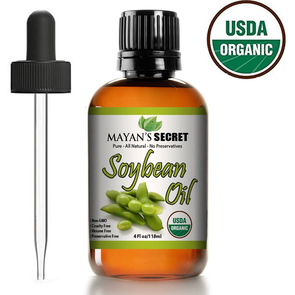 Mayan's Secret Organic Soybean oil Cold Pressed USDA Certified, Pure