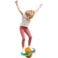 thumbnail image 2 of Flybar LED Pogo Trick Ball Balance Board for Kids Ages 6+,Textured Anti-Slip Deck For Secure Jumping, Indoor & Outdoor Toy For Boys & Girls,Supports Up To 160Lb, Includes Hand Pump, Retro Rocket Glow, 2 of 7