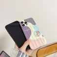 thumbnail image 6 of Water Ripple Shape Contrast Color Cartoon Planet Soft  for iPhone Case (Green,iPhone 11), 6 of 7