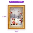 thumbnail image 5 of Hello Winter Siamese Football Snowman Welcome Snowy Morning Acrylic Plaque with Wood Photo Frame Box Cat Lover Kitten Owner Gifts Light Box - 01012, 5 of 5