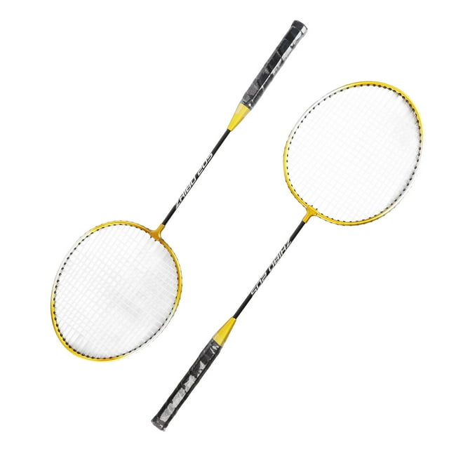 Raquette de Badminton, Or Prise Confortable Raquette de Badminton Réduit la Résistance à l'Air pour Entraînement Amateur