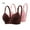 Pink, variant on Latrodar Wireless Bras for Women 2PCS Push up Bras No Underwire Anti-Sagging Ultra Light Bralettes with Extender Strap Solid Mesh Underwear for Ladies Dance