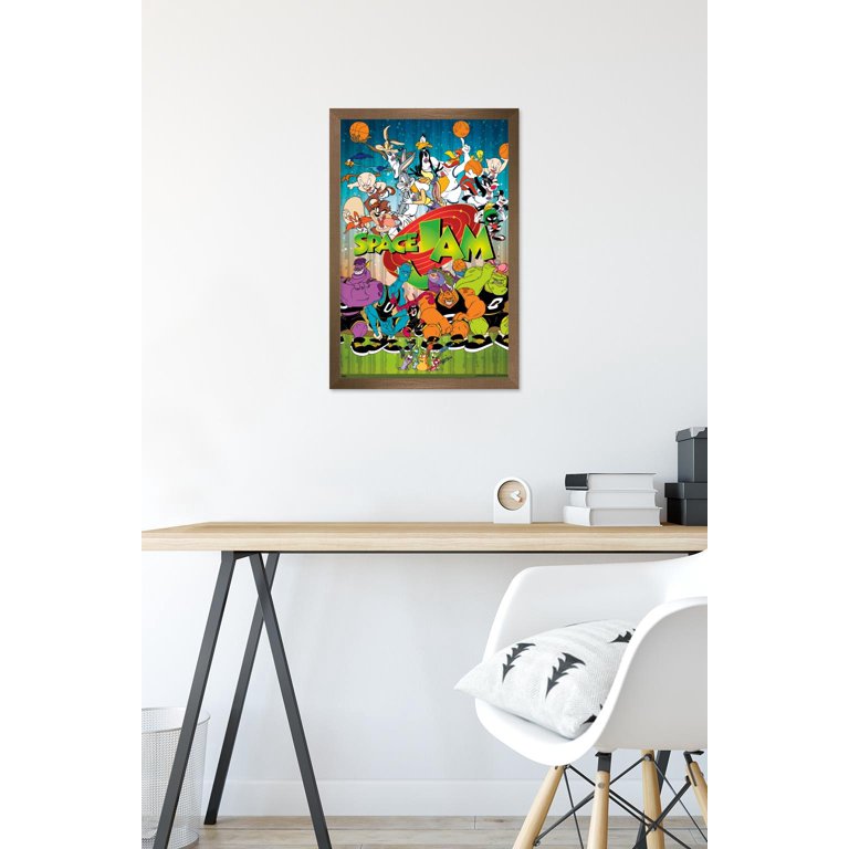 Looney Tunes: Space Jam - Classic Wall Poster, 14.725 x 22.375, Framed