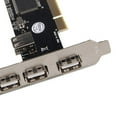 thumbnail image 3 of Milaget PCI 32bit to 4+1 ports USB2.0 Expansion Controller Card Support, 3 of 8