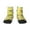 1 Black, variant on Lemon Pattern Quarter Crew Socks,Toe Seamed Ankle Socks,Cotton Cushioned Breathable Athletic Crew Sports Socks