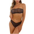 thumbnail image 1 of Gibobby Ropa interior mujer Ropa Dormir Mujer Sexy Accesorios erotico Ropa Sexi para Mujer lencería de Princesa Brasier y calzon Mujer Tanga Sexy Mujer(Negro, CH), 1 of 5