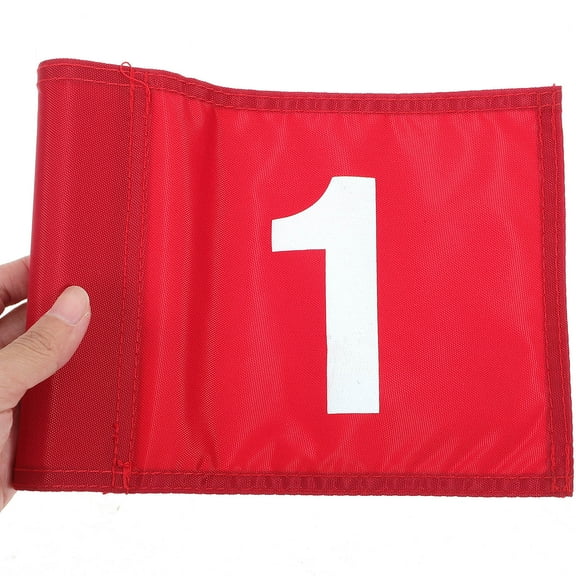 BESTOYARD Red Golf Flag High-Performance Nylon for Training and Decoration
