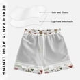thumbnail image 3 of FORMRS Boys Swim Trunks Quick Dry Mesh Liner Boardshorts Sizes XS-XL, Brown Christmas House, 3 of 7