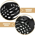 thumbnail image 3 of Miangastore Pince à Cheveux Spirale pour Femmes et Filles Dôme en Résine Noire Antidérapant Support de Chignon Rond Pince à Cheveux Tête de Champignon pour Style Naturel, 3 of 9