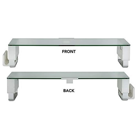 Mount-It! - Monitor Stand with USB - White