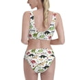 thumbnail image 3 of Picia Dinosaur Women's High Waisted Bikini Scoop Neck Swimsuit Two Pieces Bathing Suit-, 3 of 8