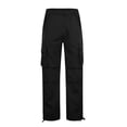 thumbnail image 3 of Men's Casual Pants Men‘ s Casual Joggers Pants Drawstring Hiking Outdoor Track Sweatpants With Pockets Black 2XL, 3 of 8