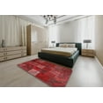 thumbnail image 4 of Ahgly Company Tapis d'Intérieur Rectangulaire Contemporain Patchwork Rouge, 2 Pieds x 5 Pieds, 4 of 6
