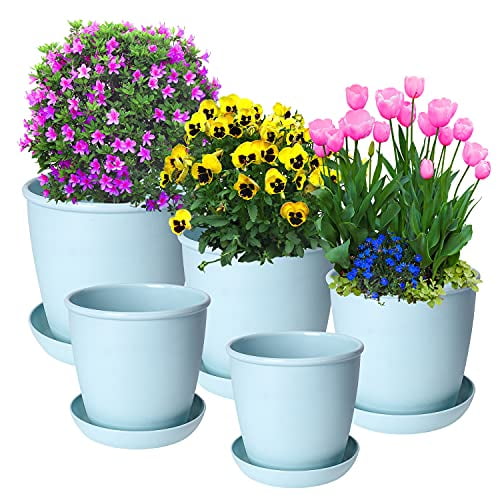 10 5-3/4" at Bottom 7" 7 Inch Vinyl Plastic Pot Saucers for House Plants 