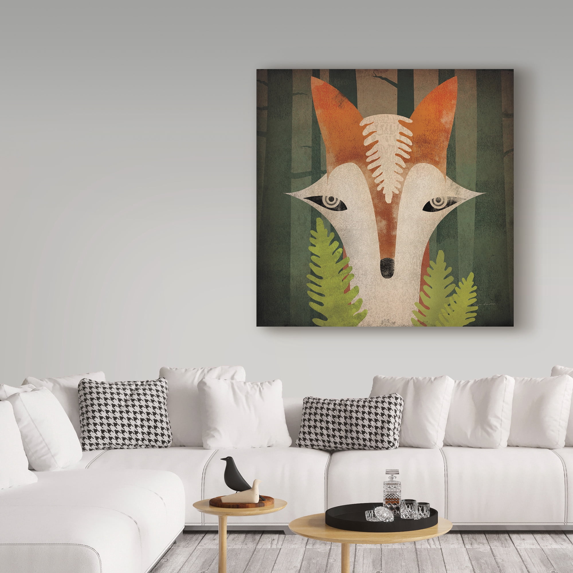 Trademark Fine Art 'Fern Fox' Canvas Art by Ryan Fowler
