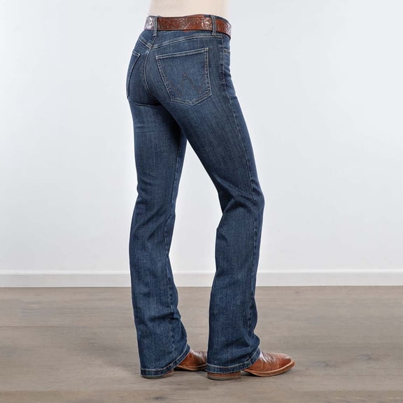 Wrangler Womens Be Spoke Lacy Dark Wash Jean 25x34 Lacey