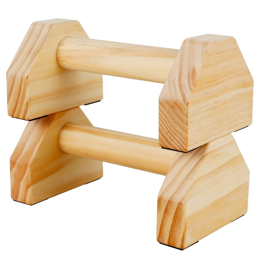 Barres Parallèles En Bois De Hêtre (lot De 2) – Antidérapantes, Stables, Pour Pompes, Dips Et Callisthénie