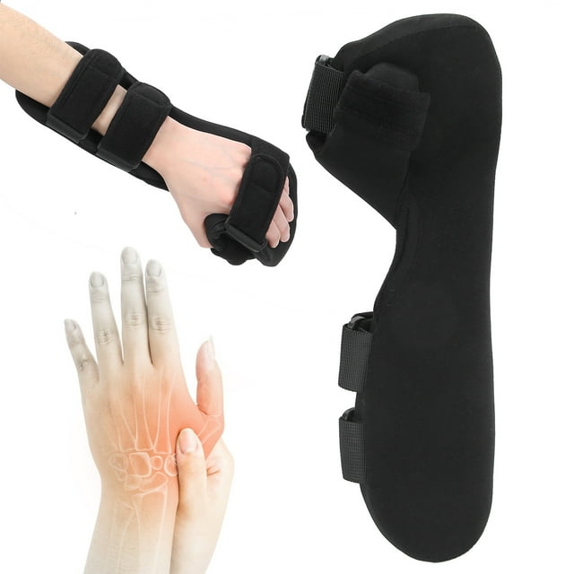 Attelle de Poignet, Crochet d'Orthèse de Soutien du Poignet et Sangle de Fixation Réglable Respirante pour les Sports Protégeant pour les Hommes et les Femmes pour la Main et le Poignet