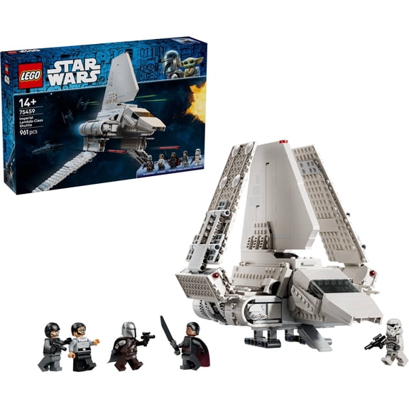 LEGO Star Wars The Mandalorian Imperial Lambda-Class Shuttle - Collectible Building Set for Boys & Girls, Ages 14 - with 5 Minifigures - Gift Idea for Teens - 75459