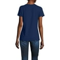 thumbnail image 2 of Hanes Women's X-temp Short Sleeve V-neck Tee, 2 of 5