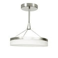 thumbnail image 1 of Dainolite KEP-18P-SV 32 Watt LED Circular Pendant, Silver, Frosted White Diffuser, 1 of 1