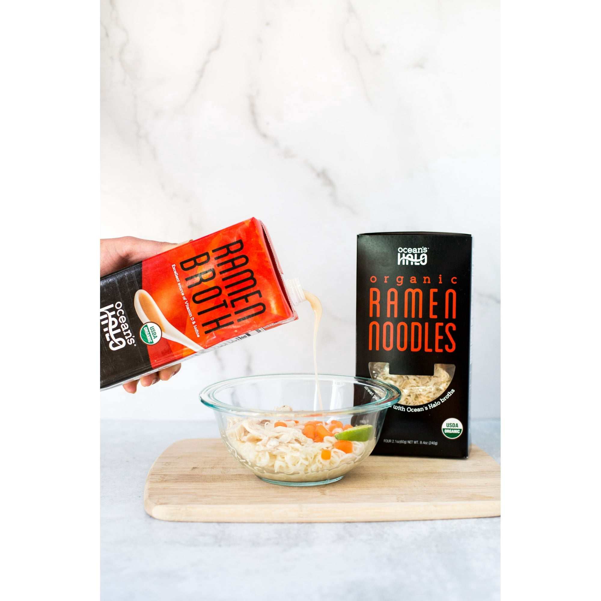 Ocean's Halo, Organic Ramen Noodles, Vegan, USDA Organic, Fast and Easy, 8.4 oz
