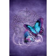Butterfly Garden Decor Wall Art Poster Cool Farmhouse Office Living Room Bedroom and Home Aesthetic Wall Art Cottagecore Teen Room Nature Insect Butterflies Cool Wall Art Print Poster 12x18