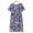 Green, variant on Cotton-Silk Summer Nightgown for Women & Seniors - Lightweight Loose Fit Sleep Dress, Homewear Dress with Short Sleeves, Red One Size