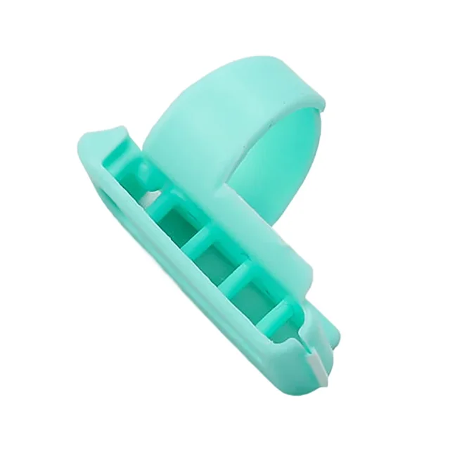 Guide de Fil avec Porte-Doigts Ensemble Guide de Fil Outils de Tricotage Débardeur Accessoires de Bricolage Laine Plastique Guide de Fil