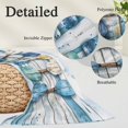 thumbnail image 3 of Lake Paddle Striped Standard Pillow Covers, Watercolor Vintage Wood Grain Soft Breathable Throw Pillow Cases with Invisible Zipper, Decorative Pillowcase Pillows Protectors for Sofa Bed Chair 20"x26", 3 of 9