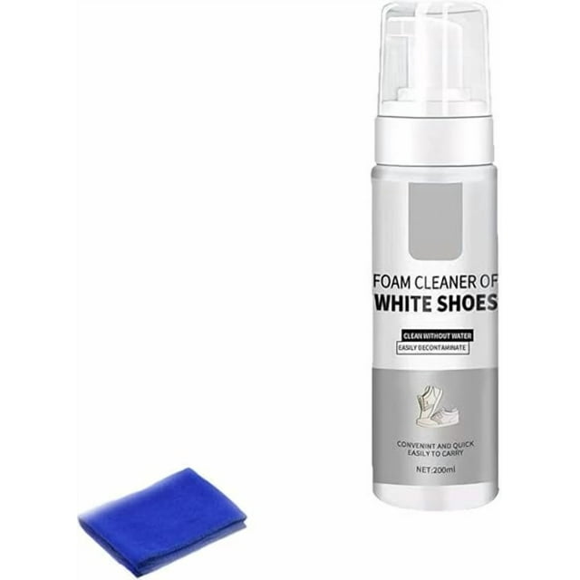 Unbloo Foam Shoe Cleaner, Unbloo Water-Free Foam Shoe Cleaner With Towel, Convenint And Portable For Various Fabrics