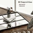 thumbnail image 3 of GRAHMCY 65"x24" Full Length Floor Mirror with Windowpane Rectangular Wall-Mounted Floor Mirror, Black, 3 of 6