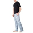 thumbnail image 3 of SLEEPHERO Adult Mens 2 Piece Short Sleeve Knit Pajama Set (Sizes S-XL), 3 of 5