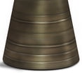 thumbnail image 4 of Allora 18" Contemporary Metal End Table in Antique Gold, 4 of 5