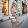thumbnail image 7 of FORMRS Women Crossbody Purse with Chain Strap Vegan Leather Shoulder Handbag, Colorful Plane, 7 of 7
