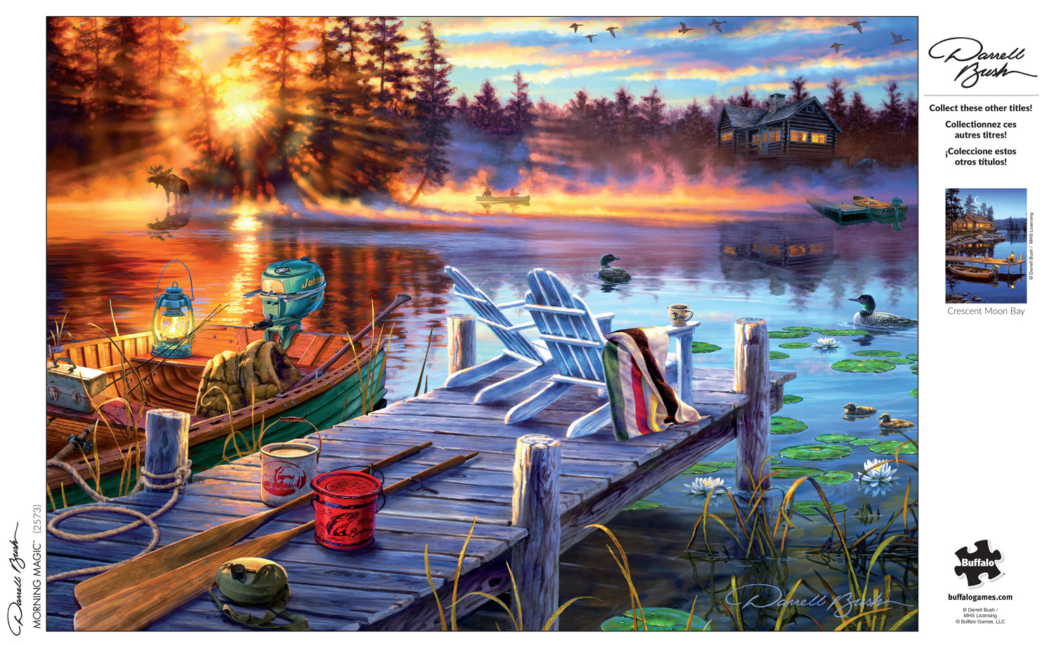 Buffalo Games - Darrell Bush - Morning Magic - 300 Piece Jigsaw Puzzle