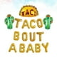thumbnail image 4 of Juego de 16 globos decorativos para fiestas, globos de cactus, globos con letras TACO BOUT A BABY, suministros para fiestas de cumpleaños, bodas, baby shower, 4 of 8