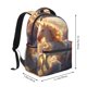 thumbnail image 2 of Disketp Rainbow Cloud White Horse Mochila Estampada para Hombre y Mujer – Mochila Ligera Clásica con Múltiples Bolsillos para Universidad, Trabajo y Viajes-One Size, 2 of 5
