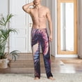 thumbnail image 5 of Vsdgher Dragon Print Mens Pajama Pants Sleep & Lounge Pants, PJ Bottoms With elastic waistb and Pockets, 5 of 5