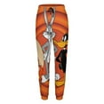 thumbnail image 3 of Cartoon Looney Tunes Womens Sweatpants Joggers Pants Daily Trousers 3D Printing Novelty Casual Sweatpants With Drawstring Closed Bottom, 3 of 7