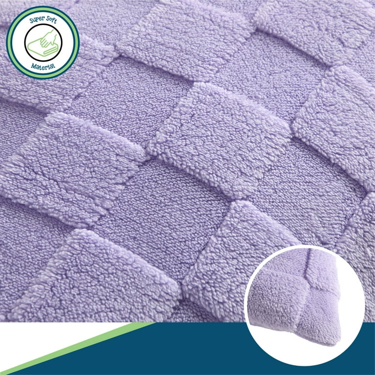 Your Zone Lilac Bud Checkerboard Plush Body Pillow, 19 Your Zone Lilac Bud Checkerboard Plush Body Pillow, 19