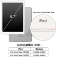 thumbnail image 7 of JETech Case for iPad 9.7-Inch (6th/5th Generation, 2018/2017), Protective Hard Back Shell Soft-Touch Tablet Stand Cover, Auto Wake/Sleep (Misty Blue), 7 of 7