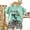 Dark Green#F, variant on JCCXIN Toddler Girls Boys Summer Short Sleeve Cartoon Prints Tops Shorts 2PCS Outfit Sets Children Clothes Sets Comfort Dailywear