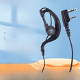thumbnail image 1 of Auriculares para walkie-talkie BF-888S BF-UV5R Cable para auriculares para walkie-talkie Lentejuelas colgantes universales, 1 of 4
