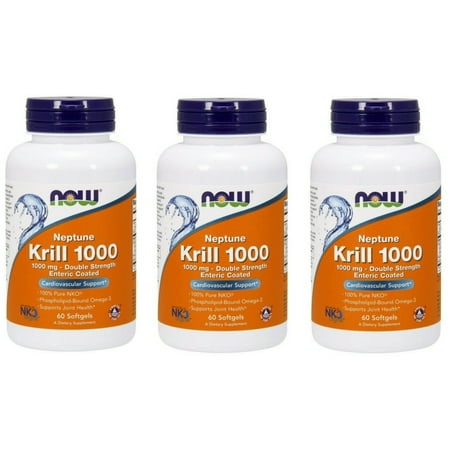 Now Foods - Neptune Krill 1000, Krill Oil 1000 mg 60 Softgels - 3