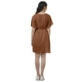 thumbnail image 4 of Moomaya Printed Moss Georgette Dresses Women A-Line Tunic With Drawstring Belt, 4 of 4