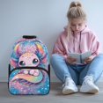 thumbnail image 3 of HUIACONG Cute Axolotl Print Back to School Backpack for Students Age 6-18 Large Capacity Lightweight Student Backpack for Elementary Middle High School Daily Use, 3 of 7