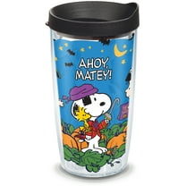 Tervis Peanuts - Pirate Made in USA Double Walled  Insulated Tumbler Travel Cup Keeps Drinks Cold & Hot, 16oz, Clear