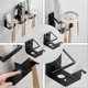 thumbnail image 1 of FENGGUIQU 2Ud Organizador De Cepillos De Negro Con Montaje En Pared Sin Perforaciones, 1 of 8